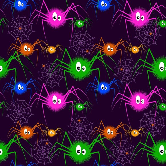 Itsy Bitsy - Cute Spider Printed FeatherSoft Women's Leggings Extra Plus 3XL-5XL - Picture 2 of 2